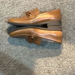 Cole Haan Chain Loafers - Tan Leather - Size 9.5